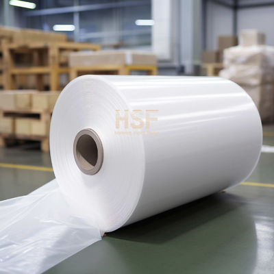 60 μM Opaque White PE Release Film Silicone UV Cured For Protective And Packaging, Tapes, Labeling And Graphics
