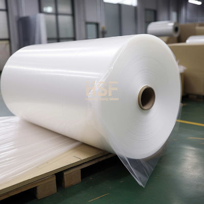 80μm Translucent White Monoaxially Oriented PE Film for Protective Cover and Packaging