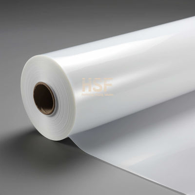 50μm Opaque White Weather Resistant Monoaxially Oriented PE Film Roll for Packaging and Agriculture