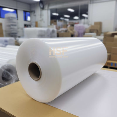 85 Micron White Mono Oriented Polypropylene Film For Tapes Labels