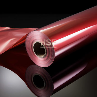 50 Micron Opaque Red PET Fluorosilicone Release Film Silicone Coated Side Wound In