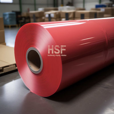 Opaque Red 120 μM HDPE Film For Backing Liner For Different Tapes, Printings And Packaging